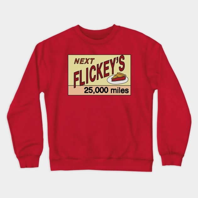 Flickey's 25,000 Miles Crewneck Sweatshirt by saintpetty